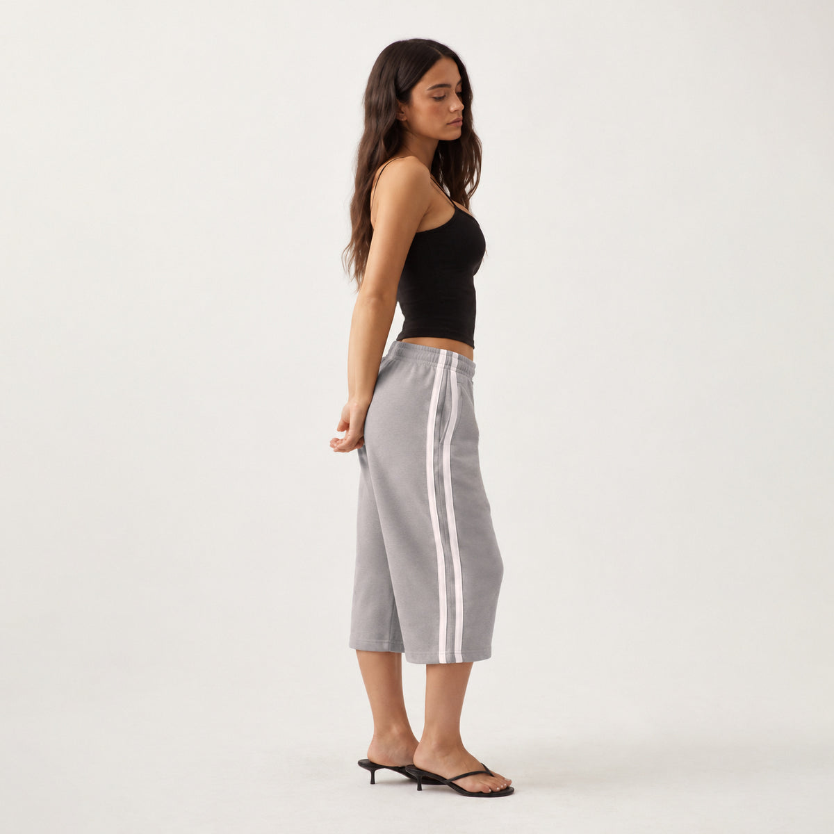 Striped Bermuda Sweatshorts