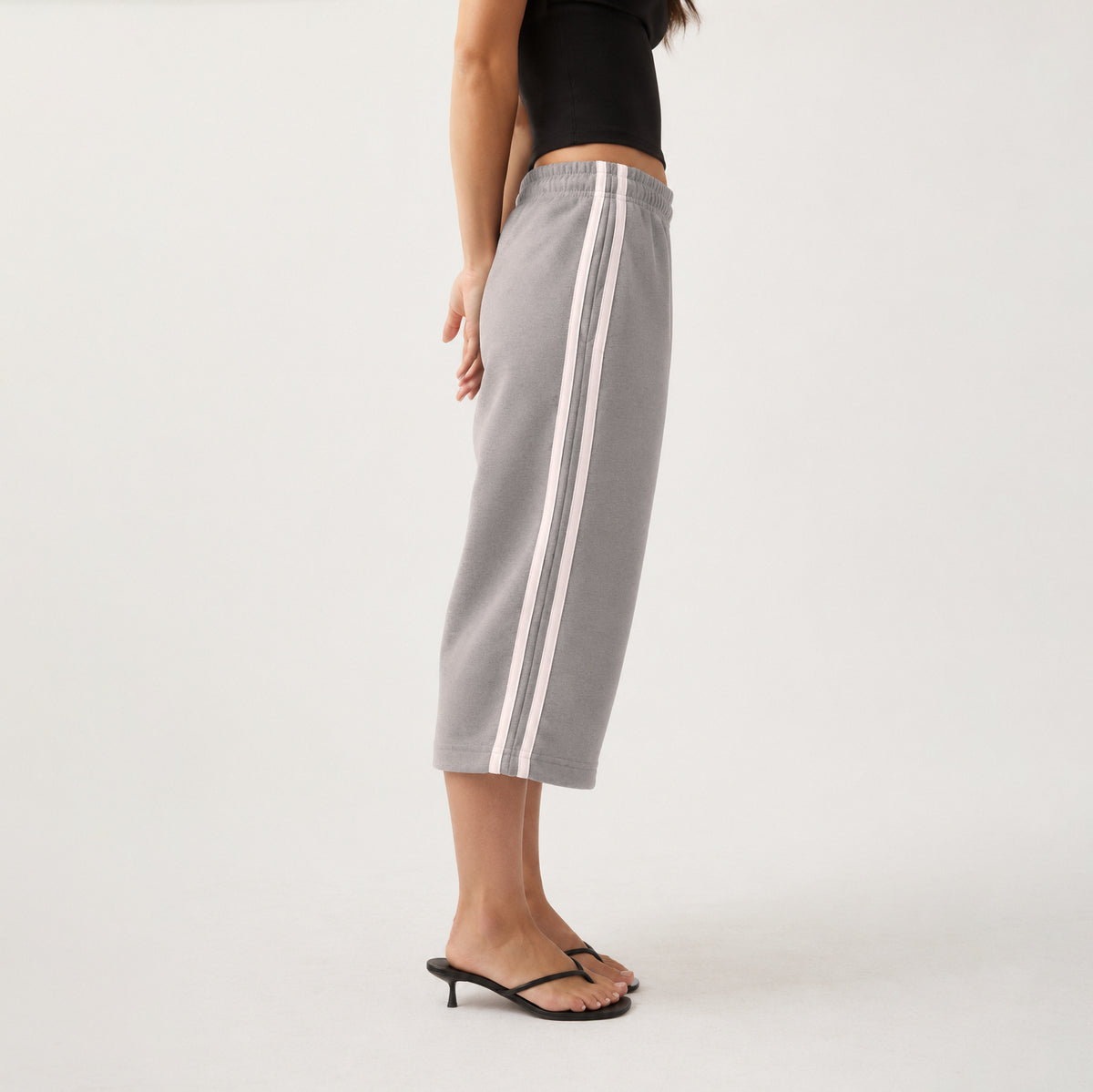 Striped Bermuda Sweatshorts