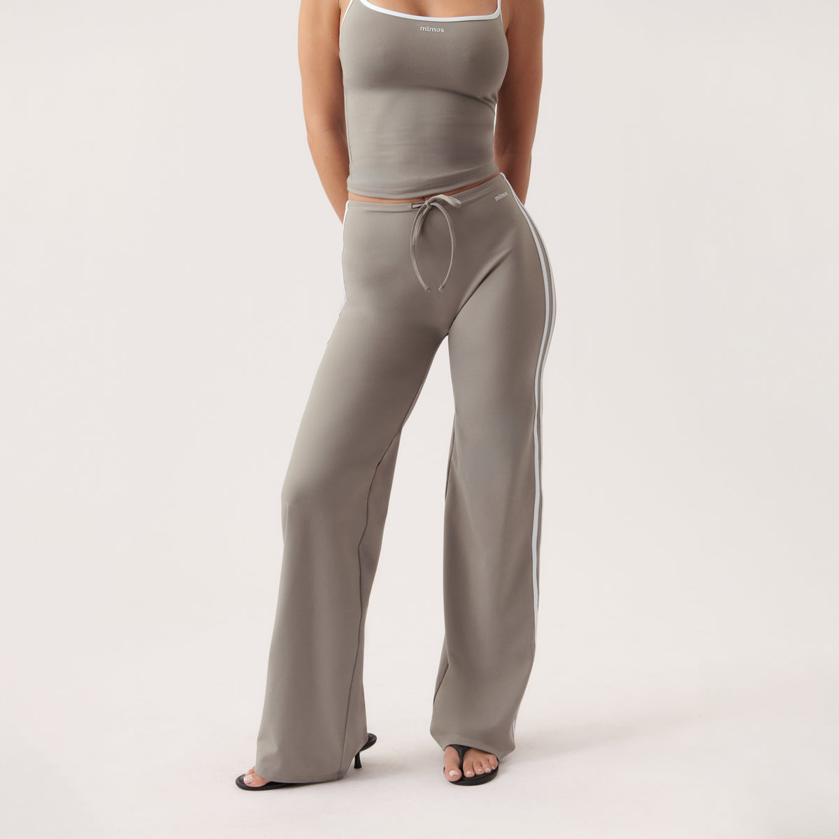 Leggings rectos a rayas